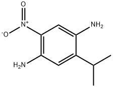 4-AMINO-3-NITRO-6-ISOPROPYLANILINE Struktur