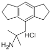 s-Indacene-4-ethanamine, 1,2,3,5,6,7-hexahydro-alpha,alpha-dimethyl-,  hydrochloride Struktur