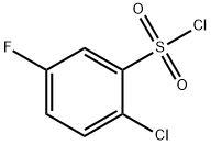 2-Chloro-5-fluorobenzenesulfonyl chloride Struktur