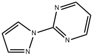 Pyrimidine, 2-(1H-pyrazol-1-yl)- (9CI) Struktur