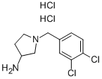 1-(3,4-DICHLORO-BENZYL)-PYRROLIDIN-3-YLAMINE DIHYDROCHLORIDE Struktur