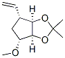 4H-Cyclopenta-1,3-dioxole,4-ethenyltetrahydro-6-methoxy-2,2-dimethyl-,(3aR,4R,6R,6aS)-(9CI) Struktur