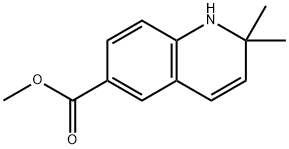 6-Quinolinecarboxylicacid,1,2-dihydro-2,2-dimethyl-,methylester(9CI) Struktur