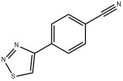 4-[4-(1,2,3-噻重氮)]苯甲腈, 82894-99-3, 結(jié)構(gòu)式