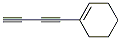 Cyclohexene, 1-(1,3-butadiynyl)- (9CI) Struktur