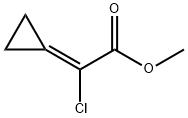 methyl 2-chloro-2-cyclopropylideneacetate Struktur