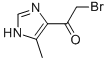 Ethanone, 2-bromo-1-(5-methyl-1H-imidazol-4-yl)- (9CI) Struktur