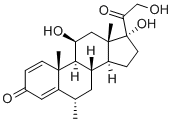 Methylprednisolone Structure