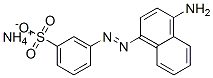 ammonium m-[(4-amino-1-naphthyl)azo]benzenesulphonate  Struktur