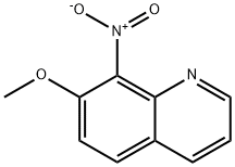 7-Methoxy-8-nitroquinoline Struktur