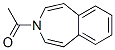 3H-3-Benzazepine,  3-acetyl-  (9CI) Struktur