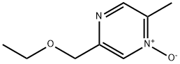 2-(Ethoxymethyl)-5-methylpyrazine 4-oxide Struktur