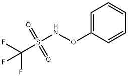 Methanesulfonamide,  1,1,1-trifluoro-N-phenoxy- Struktur