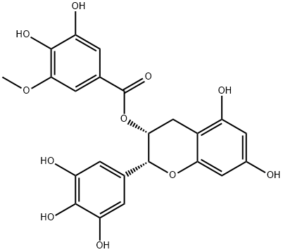 表沒食子兒茶素 3-O-(3-O-甲基)沒食子酸酯, 83104-87-4, 結(jié)構(gòu)式