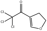 2,3-Dihydro-4-trichloroacetylfuran Struktur