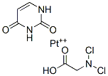 dichloroglycineuracil platinum(II) Struktur