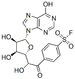 5'-(4-fluorosulfonylbenzoyl)inosine Struktur