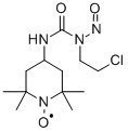 1-(2-chloroethyl)-3-(1-oxyl-2,2,6,6-tetramethylpiperidinyl)-1-nitrosourea Struktur