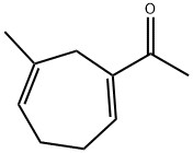 Ethanone, 1-(6-methyl-1,5-cycloheptadien-1-yl)- (9CI) Struktur