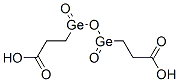 3-[(2-carboxyethyl-oxo-germyl)oxy-oxo-germyl]propanoic acid Struktur