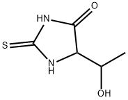 4-Imidazolidinone, 5-(1-hydroxyethyl)-2-thioxo- (9CI) Struktur