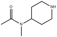 N-METHYL-N-4-PIPERIDINYLACETAMIDE Struktur