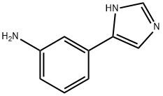 3-(1H-IMIDAZOL-4-YL)-PHENYLAMINE Struktur