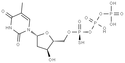 RP-TTP-ALPHA-S/RP-DTTP-ALPHA-S SODIUM SALT Struktur