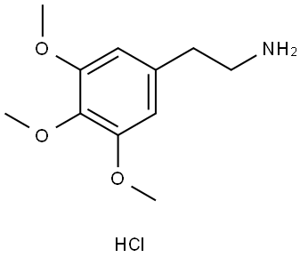 MESCALINE HYDROCHLORIDE Struktur