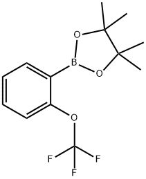 2-(TRIFLUOROMETHOXY)PHENYLBORONIC ACID, PINACOL ESTER Struktur