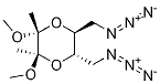 (2R,3R,5S,6S)-5,6-Bis(azidoMethyl)-2,3-diMethoxy-2,3-diMethyl-1,4-dioxane Struktur