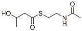 DL-S-B-HYDROXYBUTYRYL-N-ACETYL CYSTEAMIN E APPROX 95 Struktur