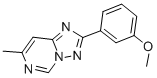 [1,2,4]TRIAZOLO[1,5-C]PYRIMIDINE, 2-(3-METHOXYPHENYL)-7-METHYL- Struktur