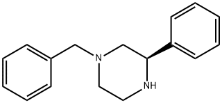 (R)-1-benzyl-3-phenylpiperazine Struktur