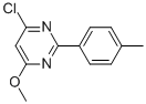 4-CHLORO-6-METHOXY-2-(4-METHYLPHENYL)PYRIMIDINE Struktur