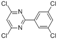 4,6-DICHLORO-2-(3,5-DICHLOROPHENYL)PYRIMIDINE Struktur