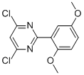 4,6-DICHLORO-2-(2,5-DIMETHOXYPHENYL)PYRIMIDINE Struktur