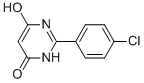 2-(4-CHLOROPHENYL)-6-HYDROXY-4(3H)-PYRIMIDINONE Struktur