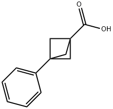 3-phenylbicyclo[1.1.1]pentane-1-carboxylic acid Struktur