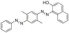 1-[[2,5-dimethyl-4-(phenylazo)phenyl]azo]-2-naphthol Struktur