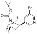 (1R,2R,4S)-7-AZABICYCLO[2.2.1]HEPTANE-7-CARBOXYLIC ACID, 2-(5-BROMO-3-PYRIDINYL)-, 1,1-DIMETHYLETHYL ESTER Struktur