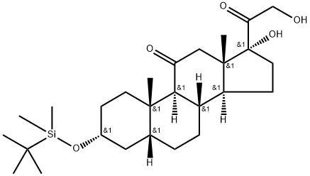 (3α,5β)-3-[[(1,1-DiMethylethyl)diMethylsilyl]oxy]-17,21-dihydroxy-pregnane-11,20-dione|3 | AO-叔丁基二甲基甲硅烷基四氫可的松