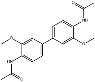 N,N'-Diacetyldianisidine Struktur