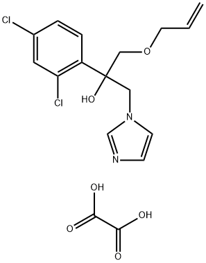 1H-Imidazole-1-ethanol, alpha-(2,4-dichlorophenyl)-alpha-((2-propenylo xy)methyl)-, ethanedioate salt Struktur