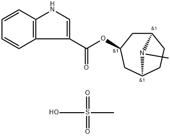 Tropisetron mesylate Struktur