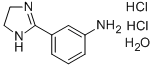 3-(4,5-DIHYDRO-1H-IMIDAZOL-2-YL)ANILINE, DIHYDROCHLORIDE HYDRATE Struktur