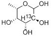 6-DEOXY-L-[2-13C]GALACTOSE Struktur