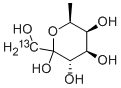 6-DEOXY-L-[1-13C]FUCOSE Struktur