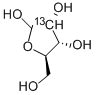 D-RIBOSE-2-13C Struktur