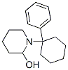 2-hydroxy-N-(1-phenylcyclohexyl)piperidine Struktur